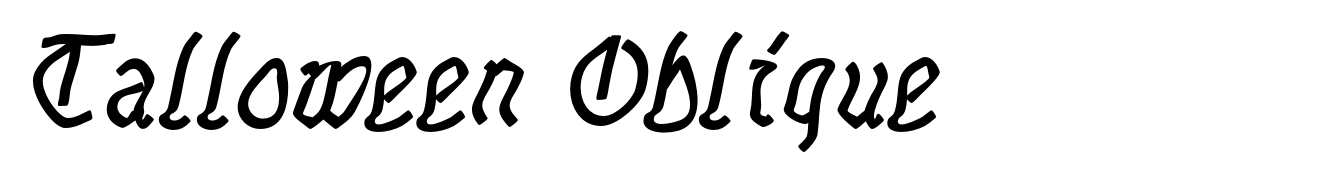 Talloween Oblique